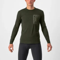 Castelli Unlimited Merino Long Sleeve Men's T-Shirt - Militray Green -Scott Store 01 4522506 075 2000x.progressive