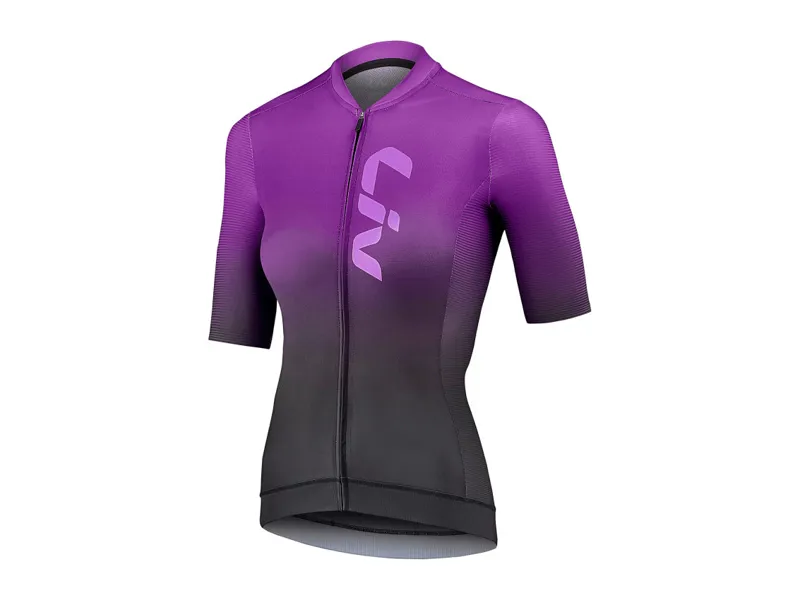 Liv Race Day Women's Short Sleeve Jersey - Black/Purple 3 Liv Race Day Women's Short Sleeve Jersey - Black/Purple