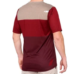100 Percent Airmatic Short Sleeve Jersey - Brick/Red -Scott Store 100AirmaticSSJerseyBrick 2