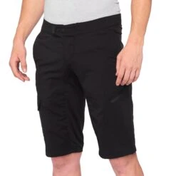 100 Percent Ridecamp Baggy Shorts - Charcoal -Scott Store 100RidecampShortsBLK 1