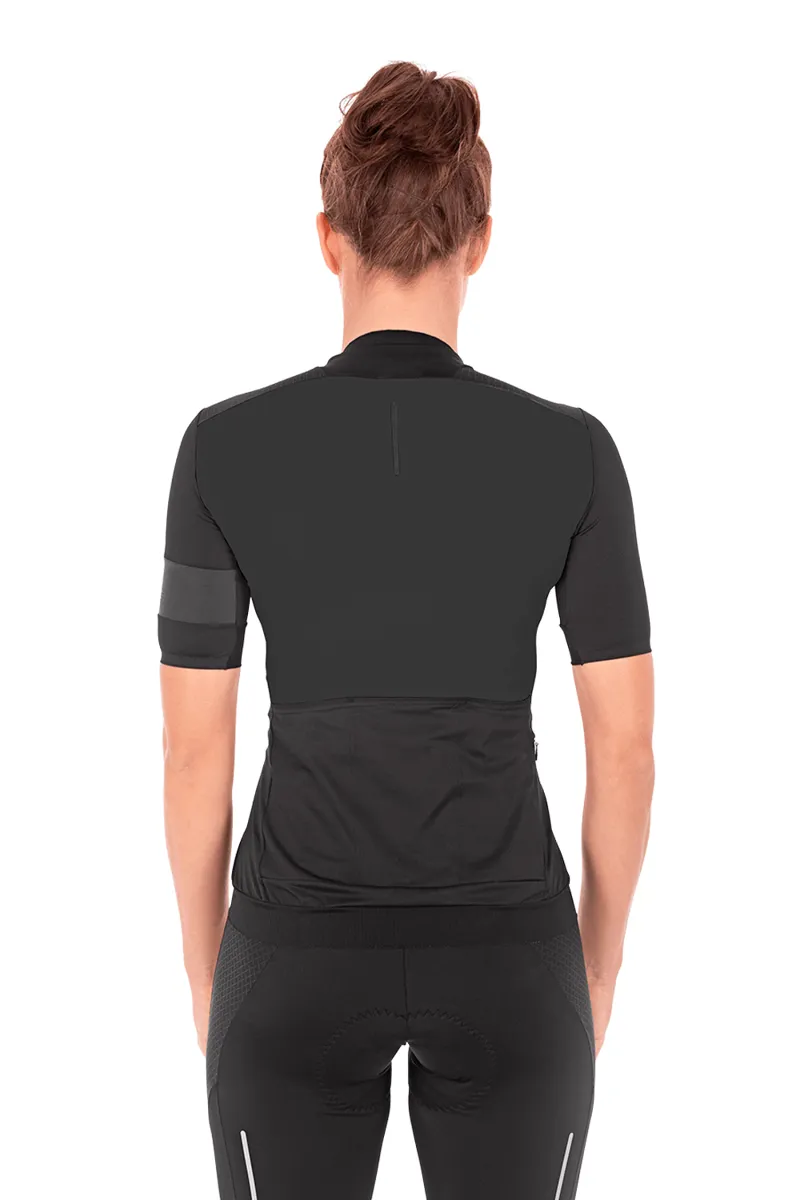 Cube Blackline Women's Short Sleeve Jersey - Black 3 Cube Blackline Women's Short Sleeve Jersey - Black