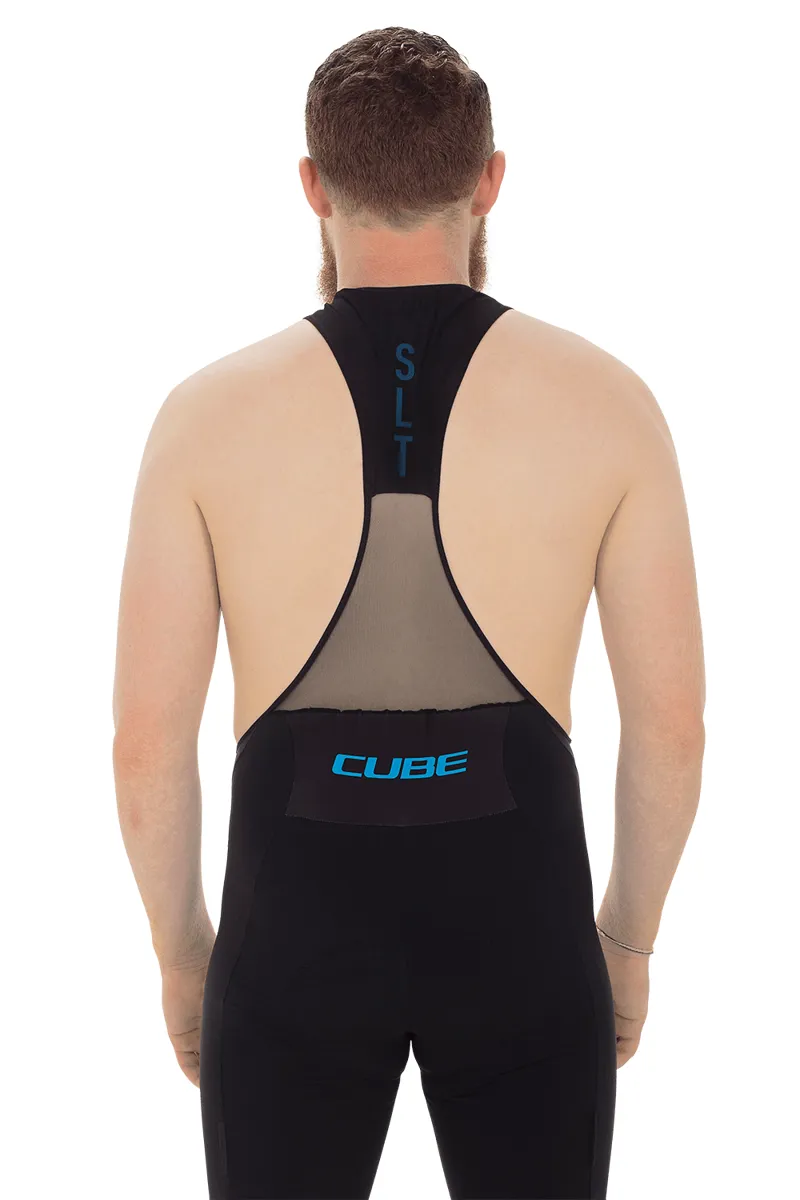 Cube SLT Bib Shorts - Black/Blue 6 Cube SLT Bib Shorts - Black/Blue - Image 4