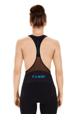 Cube Womens SLT Bib Shorts Black/Blue 9 Cube Womens SLT Bib Shorts Black/Blue -Scott Store 11295 1