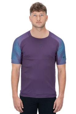 Cube ATX Round Neck Short Sleeve Jersey - Plum
