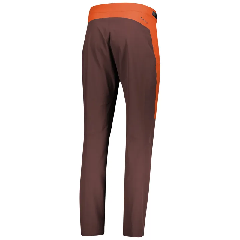 Scott Trail MTN Tech Trousers - Orange Pumpkin/Maroon Red 4 Scott Trail MTN Tech Trousers - Orange Pumpkin/Maroon Red - Image 2