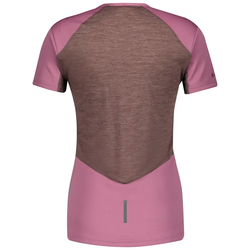 Scott Trail MTN Tech Womens Tee - Cassis Pink/Maroon Red 6 Scott Trail MTN Tech Womens Tee - Cassis Pink/Maroon Red - Image 4