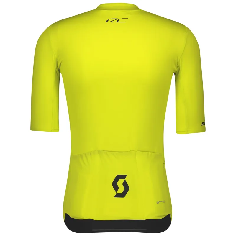 Scott RC Premium Men's Short Sleeve Jersey - Sulphur Yellow/Black 4 Scott RC Premium Men's Short Sleeve Jersey - Sulphur Yellow/Black - Image 2