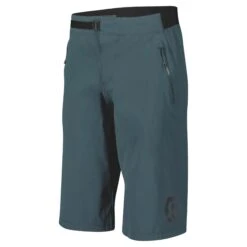 Scott Trail Vertic With Pad Men's Baggy Shorts - Nile Blue -Scott Store 2803527334 2