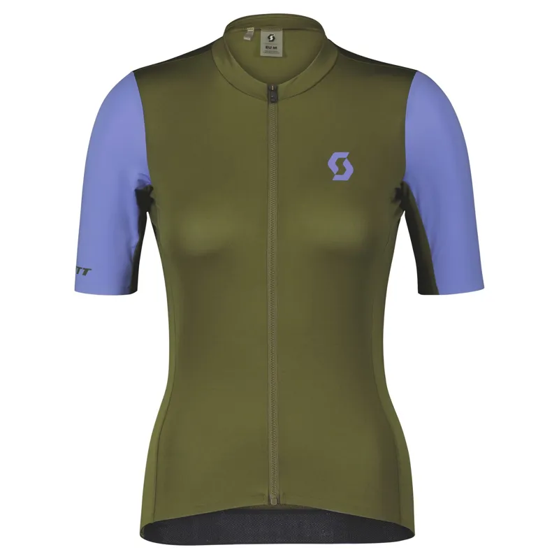 Scott RC Premium Women's Short Sleeve Jersey - Fir Green/Dream Blue Eu 4 Scott RC Premium Women's Short Sleeve Jersey - Fir Green/Dream Blue Eu - Image 2
