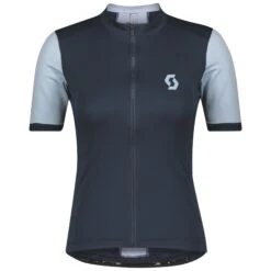 Scott Endurance 10 Women's Short Sleeve Jersey - Dark Purple/Mud Green