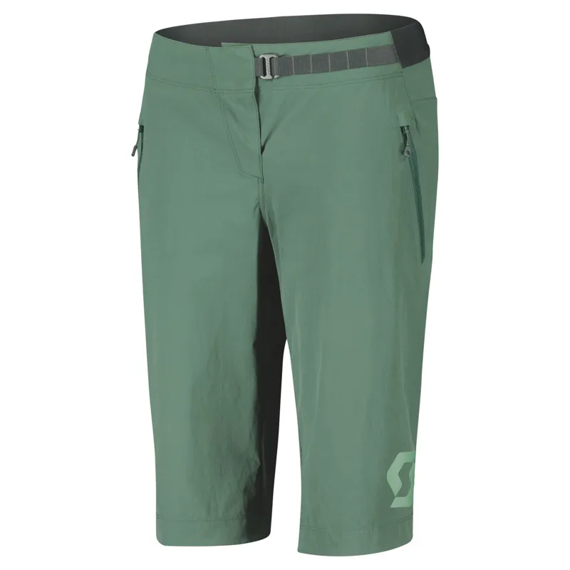Scott Trail Vertic With Pad Women's Baggy Shorts - Mud Green 5 Scott Trail Vertic With Pad Women's Baggy Shorts - Mud Green - Image 3