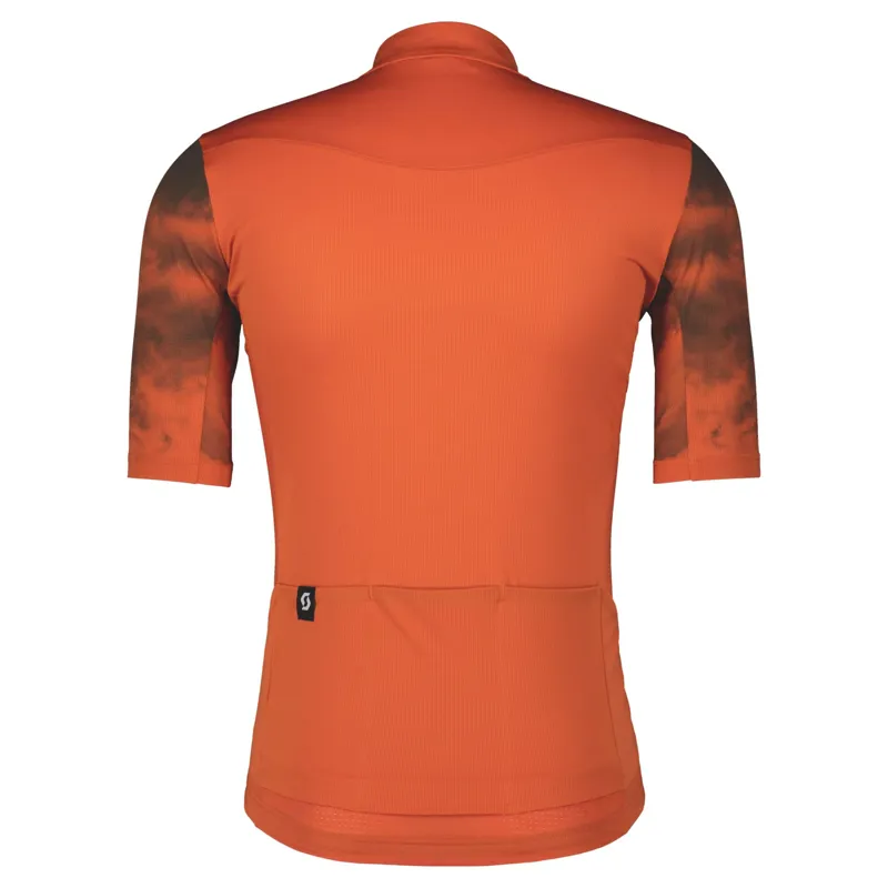 Scott Gravel 10 Men's Short Sleeve Jersey - Braze Orange/Grey 6 Scott Gravel 10 Men's Short Sleeve Jersey - Braze Orange/Grey - Image 4