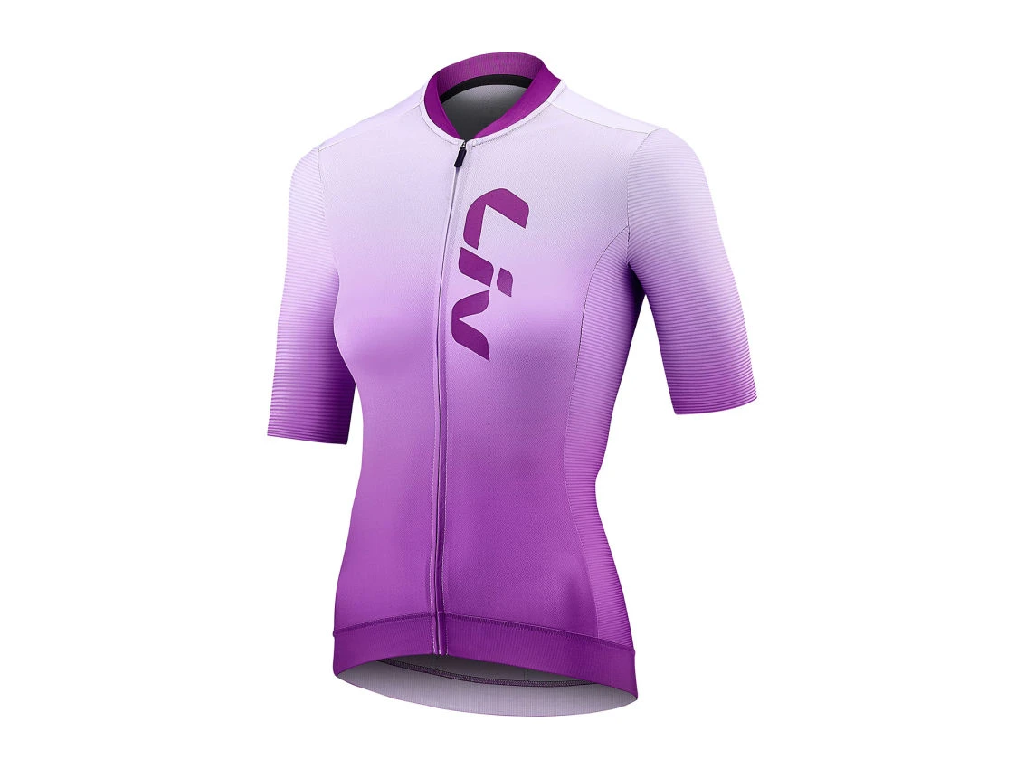 Liv Race Day Women's Short Sleeve Jersey - Black/Purple 4 Liv Race Day Women's Short Sleeve Jersey - Black/Purple - Image 2