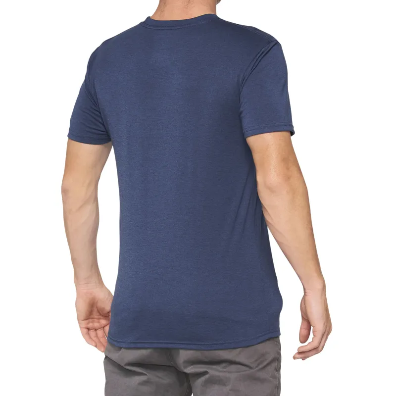 100 Percent Cropped Technical T-Shirt - Navy 4 100 Percent Cropped Technical T-Shirt - Navy - Image 2