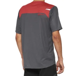 100 Percent Airmatic Men's Short Sleeve Jersey - Charcoal/Racer Red 8 100 Percent Airmatic Men's Short Sleeve Jersey - Charcoal/Racer Red -Scott Store 40014 00010 2