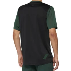 100 Percent Ridecamp Men's Short Sleeve Jersey - Black/Forest Green -Scott Store 40027 00000 2