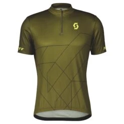 Scott RC Team 20 Men's Short Sleeve Jersey - Black/Sulphur Yellow -Scott Store 4031317512