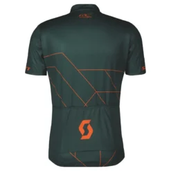 Scott RC Team 20 Men's Short Sleeve Jersey - Aruba Green/Braze Orange -Scott Store 4031317549A