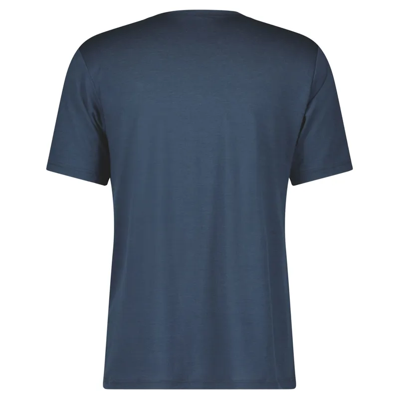 Scott Defined Merino Men's Short Sleeve Jersey - Metal Blue 6 Scott Defined Merino Men's Short Sleeve Jersey - Metal Blue - Image 4