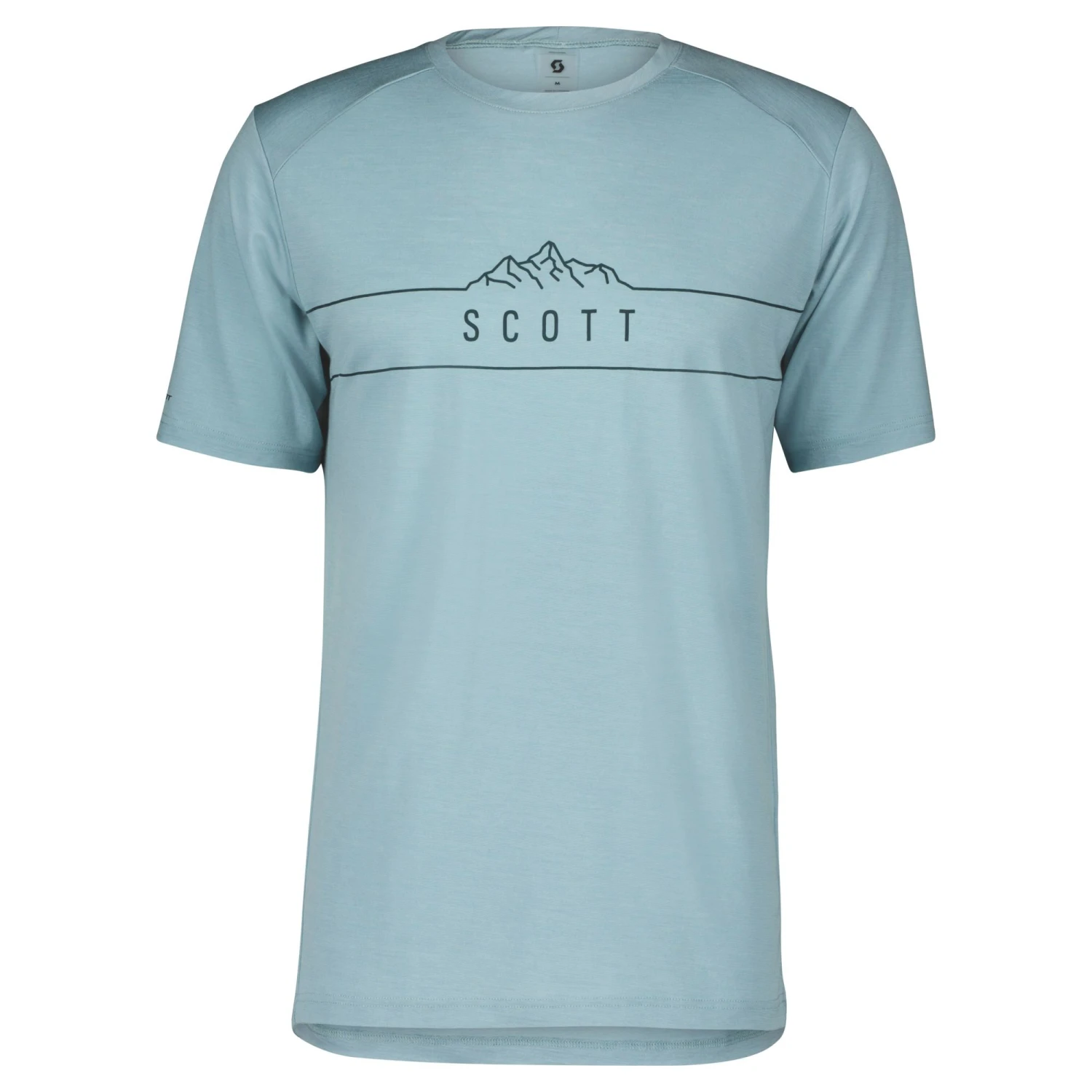 Scott Defined Merino Men's Short Sleeve Jersey - Metal Blue 4 Scott Defined Merino Men's Short Sleeve Jersey - Metal Blue - Image 2