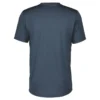 Scott Trail Flow Zip Men's Short Sleeve Jersey - Metal Blue/Dark Blue -Scott Store 4032317378A