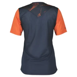 Scott Trail Vertic Women's Short Sleeve Jersey - Dark Blue/Braze Orange -Scott Store 4082797556A