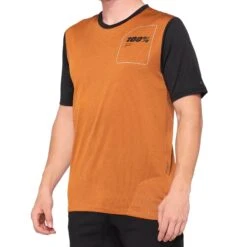 100 Percent Ridecamp Men's Short Sleeve Jersey - Black/Forest Green -Scott Store 41401 323