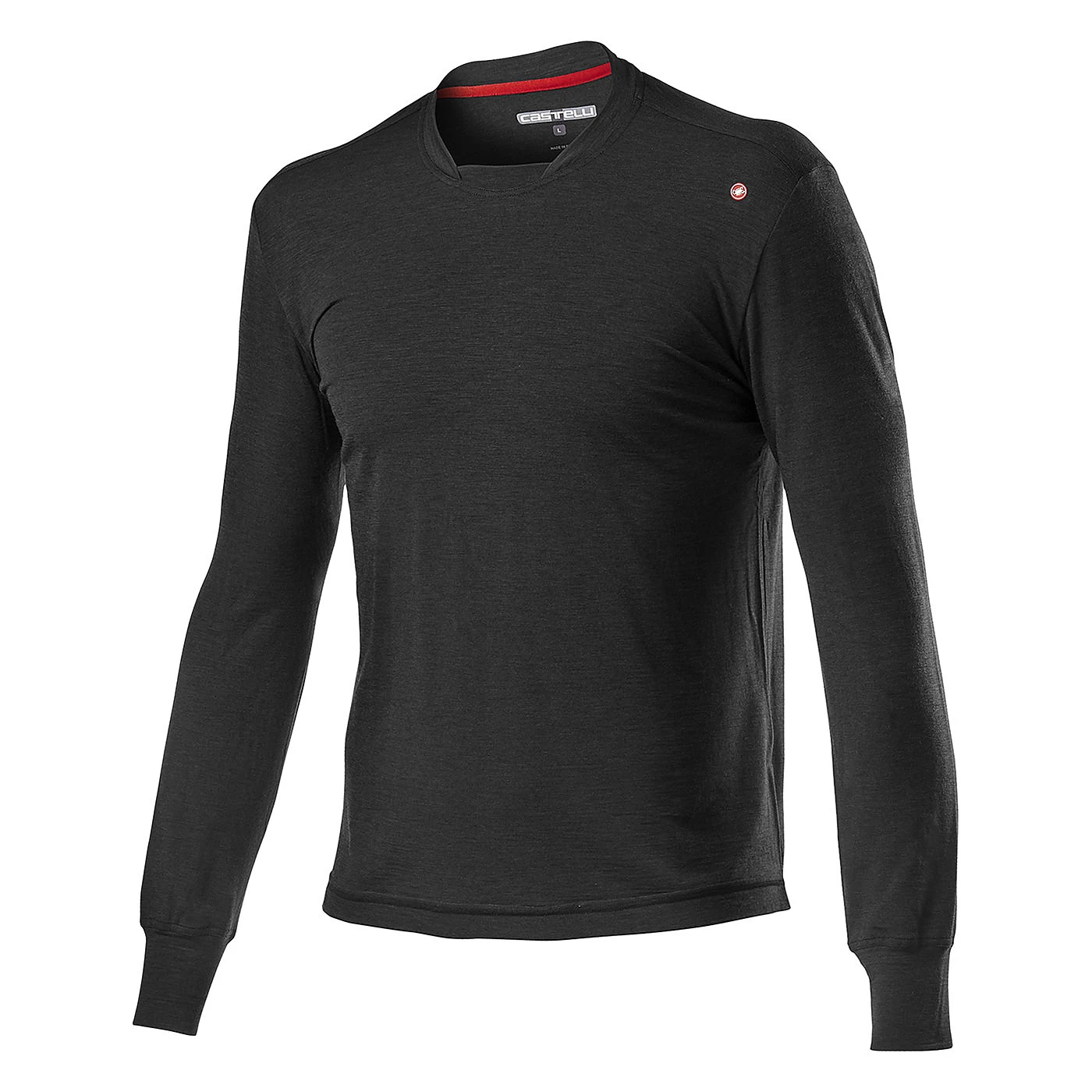 Castelli Merino Long Sleeve Technical T-Shirt - Barbaresco Red 3 Castelli Merino Long Sleeve Technical T-Shirt - Barbaresco Red