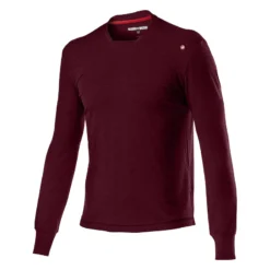Castelli Merino Long Sleeve Technical T-Shirt - Barbaresco Red 8 Castelli Merino Long Sleeve Technical T-Shirt - Barbaresco Red -Scott Store CS20580BarbarescoRED 1