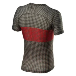 Castelli Pro Mesh Mens Short Sleeve Base Layer Bark - Green/Fiery Red -Scott Store CS21022BarkGreenFieryRed 2