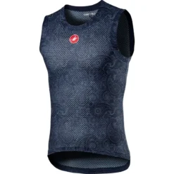 Castelli Pro Mesh Mens Sleeveless Base Layer - Dark Steel Blue -Scott Store CS21023DarkSteelBlue