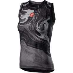 Castelli Pro Mesh Womens Sleeveless Base Layer - Saffron -Scott Store CS21060LightBlack 1