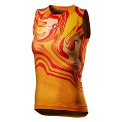 Castelli Pro Mesh Womens Sleeveless Base Layer - Azzurro Italia 11 Castelli Pro Mesh Womens Sleeveless Base Layer - Azzurro Italia -Scott Store CS21060Saffron 1