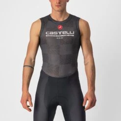 Castelli Pro Mesh Men's Sleeveless Base Layer - Silver Grey -Scott Store CS220330101 1 1
