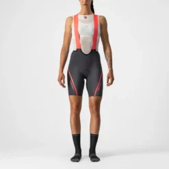 Castelli Velocissima 3 Women's Bib Shorts - Dark Grey/Brilliant Pink 9 Castelli Velocissima 3 Women's Bib Shorts - Dark Grey/Brilliant Pink -Scott Store CS220500301 1