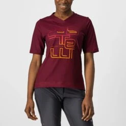 Castelli Trail Tech Women's Technical T-Shirt - Dark Grey -Scott Store CS220540911 1 1