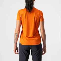Castelli Tech 2 Women's Technical T-Shirt - Orange Rust 8 Castelli Tech 2 Women's Technical T-Shirt - Orange Rust -Scott Store CS220823181 2