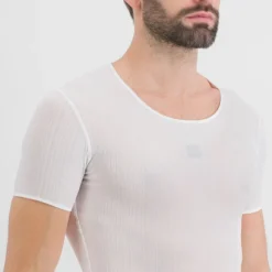 Sportful Pro Men's Short Sleeve Base Layer - White -Scott Store SF20074WHT3