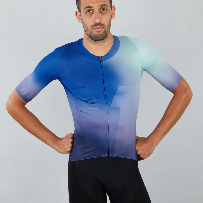 Sportful Bomber Short Sleeve Jersey - Green/Blue 5 Sportful Bomber Short Sleeve Jersey - Green/Blue - Image 3