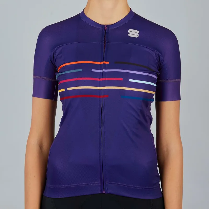 Sportful Velodrome Womens Short Sleeve Jersey - Violet 7 Sportful Velodrome Womens Short Sleeve Jersey - Violet - Image 5