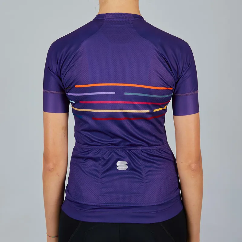 Sportful Velodrome Womens Short Sleeve Jersey - Violet 3 Sportful Velodrome Womens Short Sleeve Jersey - Violet
