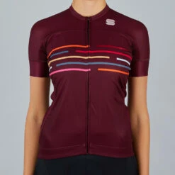 Sportful Velodrome Womens Short Sleeve Jersey - Violet 17 Sportful Velodrome Womens Short Sleeve Jersey - Violet -Scott Store SF21032REDWine 1