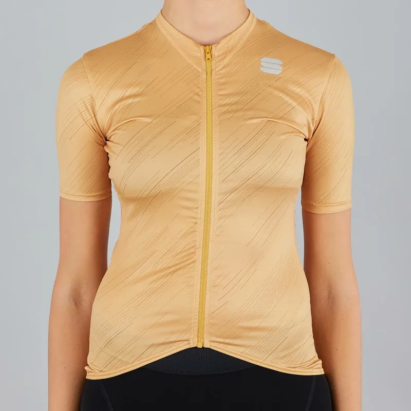 Sportful Flare Womens Short Sleeve Jersey - Gold 6 Sportful Flare Womens Short Sleeve Jersey - Gold - Image 4