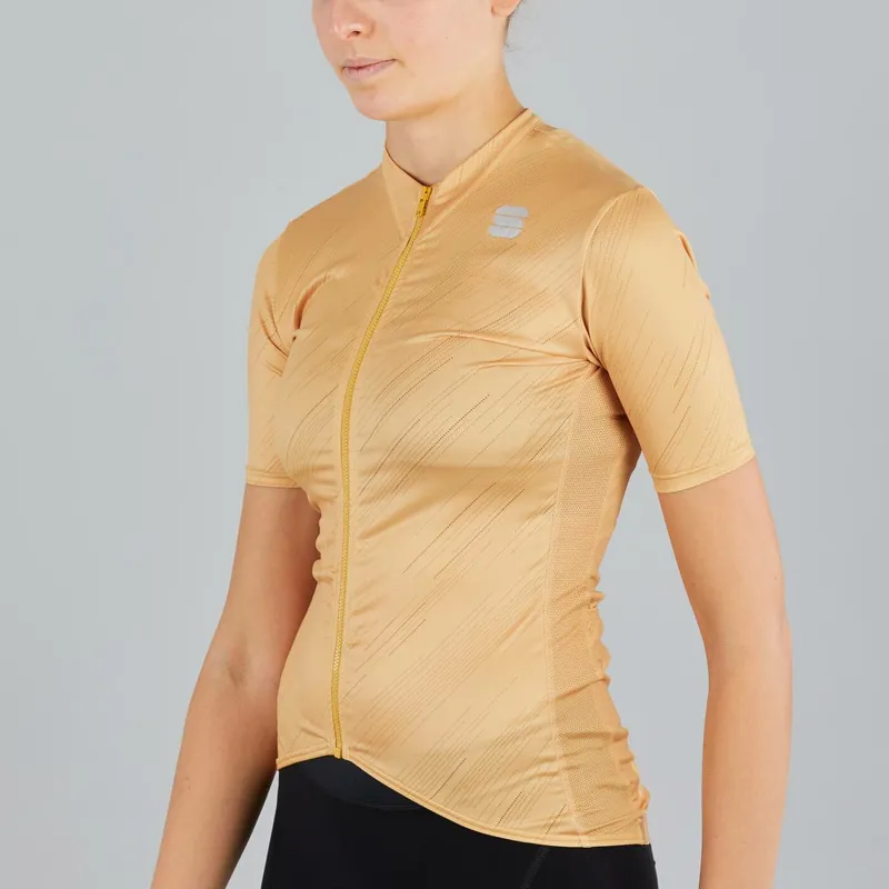 Sportful Flare Womens Short Sleeve Jersey - Gold 3 Sportful Flare Womens Short Sleeve Jersey - Gold