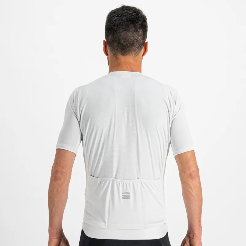 Sportful Matchy Men's Short Sleeve Jersey - Ash Grey 8 Sportful Matchy Men's Short Sleeve Jersey - Ash Grey - Image 6