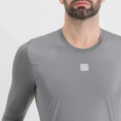 Sportful Fiandre Men's Long Sleeve Thermal Base Layer - Ash Grey -Scott Store SF22514AshGRY4