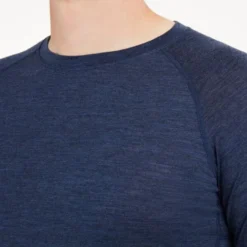 Madison Isoler Merino Long Sleeve Men's Base Layer - Navy Haze -Scott Store VARMCL21W40NVYHaze 3