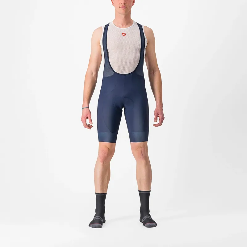 Castelli Entrata 2 Men's Bib Shorts - Belgian Blue 4 Castelli Entrata 2 Men's Bib Shorts - Belgian Blue - Image 2