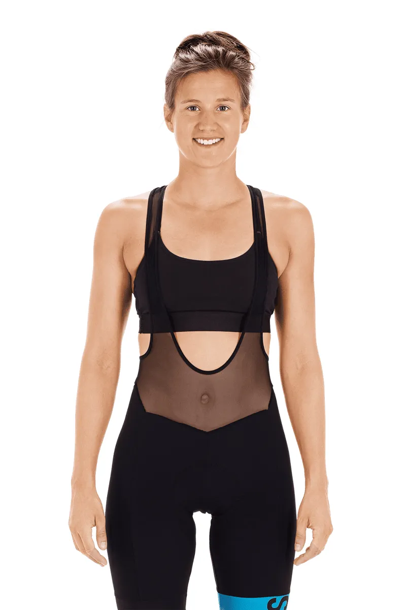 Cube Womens SLT Bib Shorts Black/Blue 7 Cube Womens SLT Bib Shorts Black/Blue - Image 5