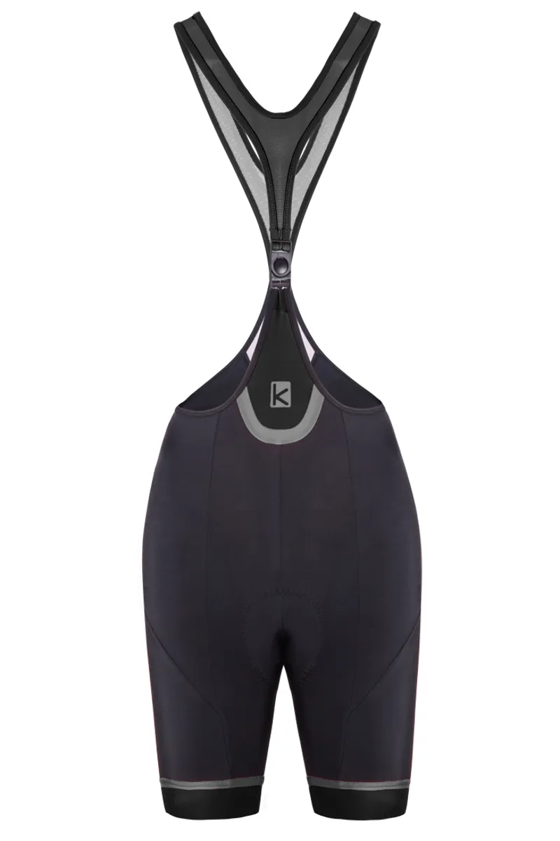 Funkier Robara Womens Single Strap Clipped Bib Shorts - Black 4 Funkier Robara Womens Single Strap Clipped Bib Shorts - Black - Image 2